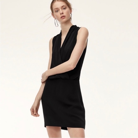 Babaton Phoenix Black Dress Size 4 - Picture 1 of 13